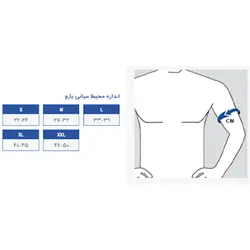 شانه بازوبند يكطرفه پاک‌سمن 048 paksaman