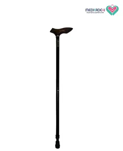 عصا لردی مشکی دسته چوبی TESSY cane T11