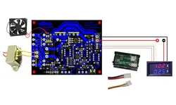 کیت منبع تغذیه متغیر آزمایشگاهی PSU-102 (با هیت سینک)