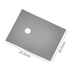 عایق سیلیکونی TO-3P و TO-247 - ابعاد: 20x25x0.3mm