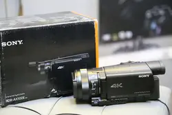 دوربین فیلم برداری AX100 دست دوم سونی