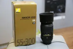 لنز دست دوم Nikon 55-300mm VR نیکون مدل Nikon AF-S DX NIKKOR 55-300mm VR