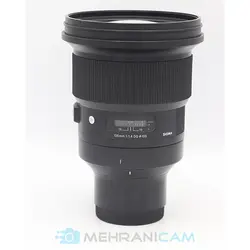 لنز دست دوم سیگما Sigma 105mm f/1.4  for SONY