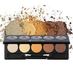 پالت سایه چشم فلورمار مدل Golden Caramel