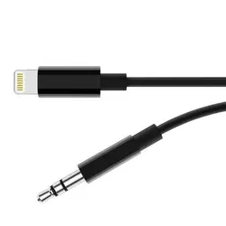 کابل انتقال صدا لایتنینگ به جک 3.5 میلی متری اپل مدل Basic به طول 1 متر