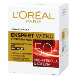 کرم ضد چروک دور چشم لورال مدل +EKSPERT WIEKU 50 حجم 15 میلی لیتر