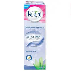 کرم موبر پوست حساس ویت مدل Silk & Fresh حجم 100 میلی لیتر
