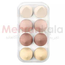 پد آرایشی تکنیکس میکاپ مدل Complexion Colorful بسته 8 عددی