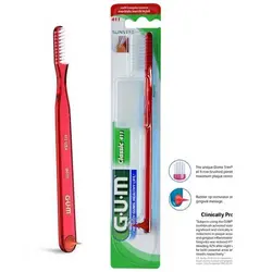 مسواک جی یو ام سری Rubber Tip مدل Classic 411 با برس نرم