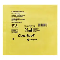 چسب زخم بستر کامفیل مدل Coloplast Comfeel ابعاد 20*20