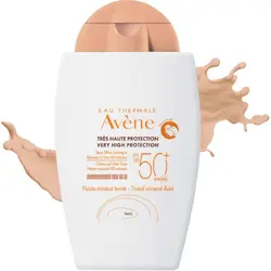 فلوئید ضد آفتاب رنگی اون مدل +Mineral SPF 50 حجم 40 میلی لیتر