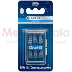 یدک مسواک ارتودنسی کلینیک لاین اورال بی مدل Interdental Tapered