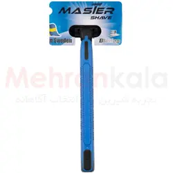 تیغ اصلاح مستر شیو مدل Blue 3 بسته 1 عددی