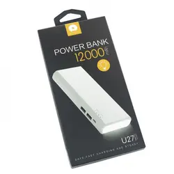 پاوربانک WUW مدل U27 با ظرفیت ۱۲۰۰۰ میلی آمپر