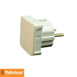 دوشاخه مربع ارت دار