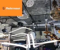 لوستر پاپیون سه حالته LED