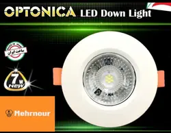 پنل بکلایت ۷ وات COB لنزدار متحرک اپتونیکا www.mehrnour.com