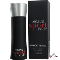 ادو تویلت مردانه جورجیو آرمانی مدل Armani Code Sport حجم 75 میلی لیتر
