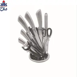 سرویس چاقو 9 پارچه استیل دلمونتی DL-1550