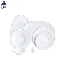 سرویس چینی 28 پارچه سپید صدف