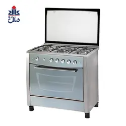 اجاق گاز 5 شعله طرح فر مدل محدب F روبینا