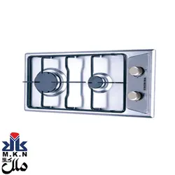 اجاق گاز رومیزی صفحه ای استیل روبینا 2 شعله مدل 402S