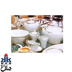سرویس غذا خوری 104 پارچه مدل مرسیا طلا