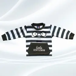 بلوز طرح چشم نوزادی راه راه - فروشگاه پوشاک و لباس بچه گانه ملیکالند