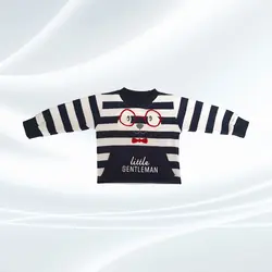 بلوز طرح چشم نوزادی راه راه - فروشگاه پوشاک و لباس بچه گانه ملیکالند