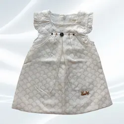 پیراهن طرح پولک نوزادی دخترانه - فروشگاه پوشاک و لباس بچه گانه ملیکالند