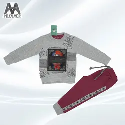 بلوز شلوار طرح اسپایدرمن - فروشگاه پوشاک و لباس بچه گانه ملیکالند