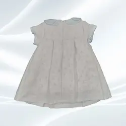 سارافان مجلسی یقه بب سارافان مجلسی یقه ب ب - فروشگاه پوشاک و لباس بچه گانه ملیکالند