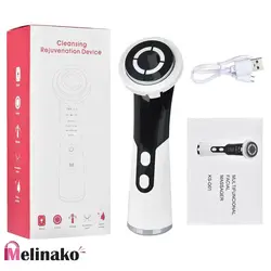 اسکوم سرد و گرم کره ایی مدل Portable Handheld Mini Beauty Instrument Korea Ultrasonic Ems Hot Cold Led Cleanser