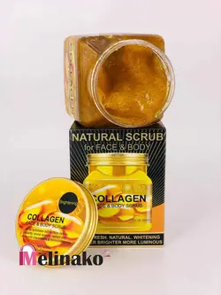 اسکراب صورت و بدن کلاژن وکالی حجم 500میلی لیتر COLLAGEN FACE & BODY SCRUB