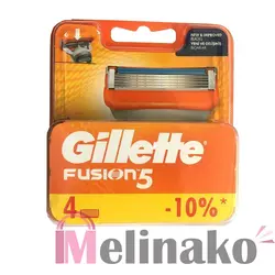 تیغ یدک ژیلت مدل Fusion بسته 4 عددی