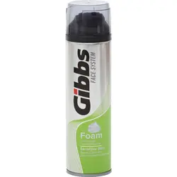 فوم اصلاح مردانه برای پوست های حساس گیبس Gibbs