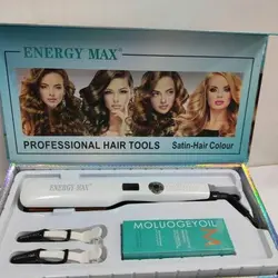 اتو موی فوق حرفه ای مخصوص کراتین برند انرژی مکس energy max 1090