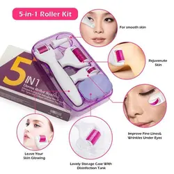 درمارولر تیتانیومی 5 کاره 4 سر - DRS 5 in 1 derma roller