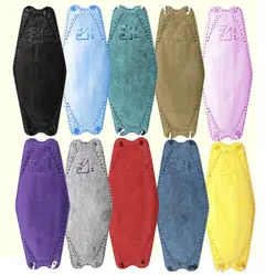 ماسک تنفسی سه بعدی دکتر خوشرام مدل میکس 10 رنگ بسته 20 عددی