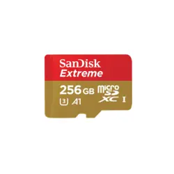 کارت حافظه سن دیسک Micro Extreme 190MBps ظرفیت 256 گیگابایت