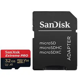 کارت حافظه microSDXC سن دیسک مدل Extreme Pro سرعت 100MBps ظرفیت 32 گیگابایت