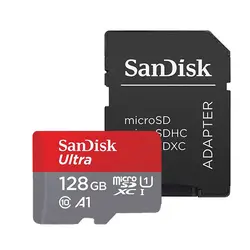 کارت حافظه microSDXC سن دیسک مدل Ultra A1 کلاس 10 سرعت 140MBps ظرفیت 128 گیگابایت