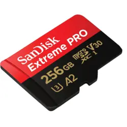 کارت حافظه سن دیسک Micro Extreme pro 200MBps ظرفیت 256 گیگابایت
