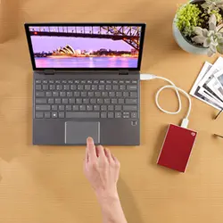 هارد اکسترنال سیگیت مدل one touch ظرفیت 5 ترابایت Red