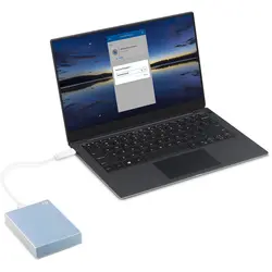 هارد اکسترنال سیگیت مدل one touch ظرفیت 2 ترابایت Light Blue