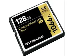 کارت حافظه‌ CF لکسار مدل 1066X سرعت 160Mb/s ظرفیت 128 گیگابایت