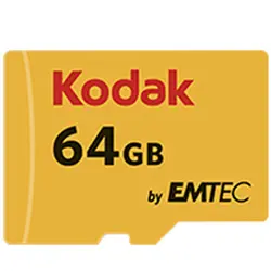 کارت حافظه microSDHC کداک کلاس 10 ظرفیت 64 گیگابایت - مموری