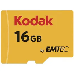 کارت حافظه microSDHC کداک کلاس 10 ظرفیت 16 گیگابایت - مموری