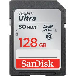 کارت حافظه سن دیسک 256گیگ مدل Ultra کلاس 10 استاندارد UHS-I U1 سرعت 100MB