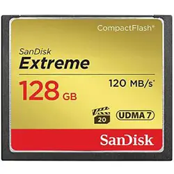 کارت حافظه CompactFlash سن ديسک 128گیگ مدل Extreme سرعت 120MBps خرید